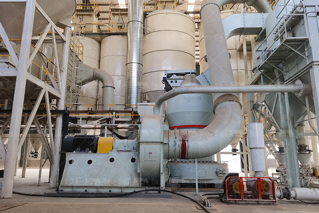 Centralized control system monitoring a complete desulfurization grinding line from SBM Machinery